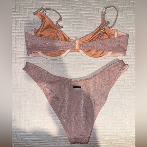 Pink Triangl swimsuit size Large - Picture 3 of 6